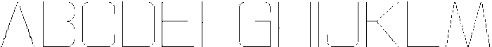 Ethere S Thin Semi Expanded otf (100) Font UPPERCASE