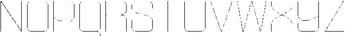 Ethere S Thin Semi Expanded otf (100) Font UPPERCASE