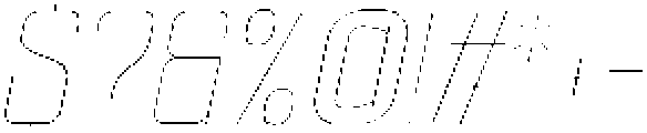 Ethere S Thin SemiCondensed It otf (100) Font OTHER CHARS