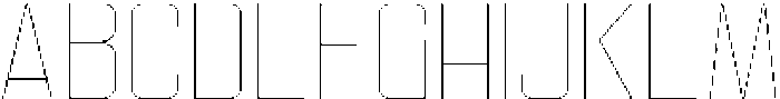 Ethere S Thin SemiCondensed otf (100) Font UPPERCASE