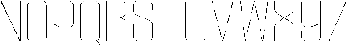 Ethere S Thin SemiCondensed otf (100) Font UPPERCASE