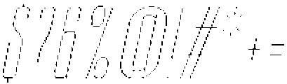 Ethere S Thin Ultra Condensed It otf (100) Font OTHER CHARS