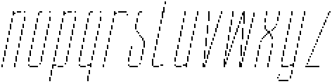 Ethere S Thin Ultra Condensed It otf (100) Font LOWERCASE