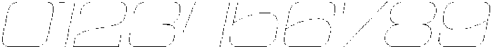 Ethere S Thin Ultra Expanded It otf (100) Font OTHER CHARS