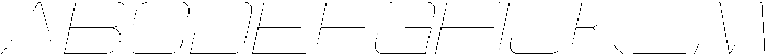 Ethere S Thin Ultra Expanded It otf (100) Font UPPERCASE