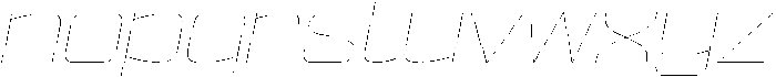 Ethere S Thin Ultra Expanded It otf (100) Font LOWERCASE