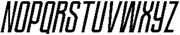 Ethere S X Bold Ult Condensed It otf (700) Font UPPERCASE