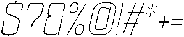 Ethere S X Light SemiCondensed It otf (300) Font OTHER CHARS