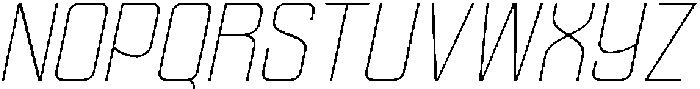 Ethere S X Light SemiCondensed It otf (300) Font UPPERCASE