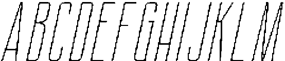 Ethere S X Light Ult Condensed It otf (300) Font UPPERCASE