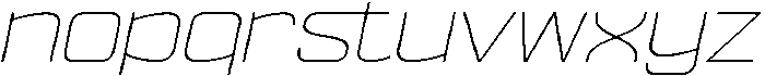 Ethere S X Light Ult Expanded It otf (300) Font LOWERCASE