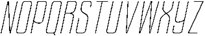 Ethere S X Light X Condensed It otf (300) Font UPPERCASE