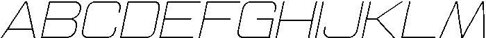 Ethere S X Light X Expanded It otf (300) Font