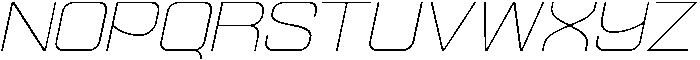 Ethere S X Light X Expanded It otf (300) Font UPPERCASE