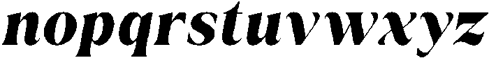 Ethereal Glamour Black Italic otf (900) Font LOWERCASE