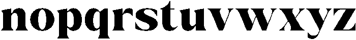 Ethereal Glamour Black otf (900) Font LOWERCASE