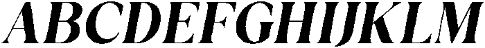 Ethereal Glamour Bold Italic otf (700) Font UPPERCASE