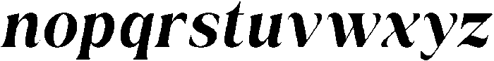 Ethereal Glamour Bold Italic otf (700) Font LOWERCASE