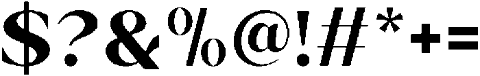 Ethereal Glamour Bold otf (700) Font OTHER CHARS