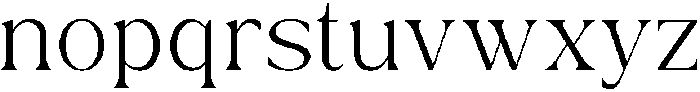 Ethereal Glamour Extra Light otf (200) Font LOWERCASE