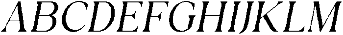 Ethereal Glamour Light Italic otf (300) Font UPPERCASE