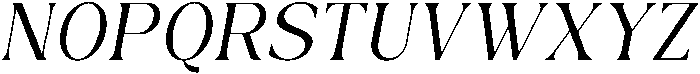 Ethereal Glamour Light Italic otf (300) Font UPPERCASE