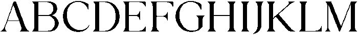 Ethereal Glamour Light otf (300) Font UPPERCASE