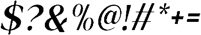 Ethereal Glamour Medium Italic otf (500) Font OTHER CHARS