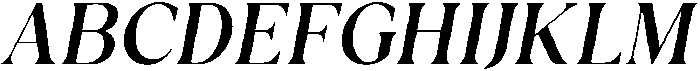 Ethereal Glamour Medium Italic otf (500) Font UPPERCASE