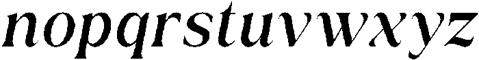 Ethereal Glamour Medium Italic otf (500) Font LOWERCASE