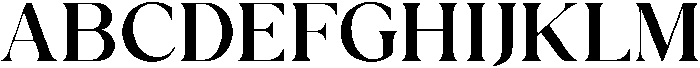 Ethereal Glamour Medium otf (500) Font UPPERCASE