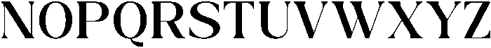 Ethereal Glamour Medium otf (500) Font UPPERCASE