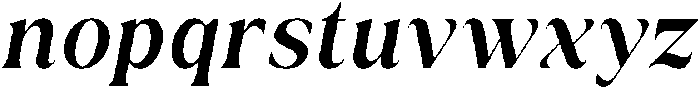 Ethereal Glamour Semi Bold Italic otf (600) Font LOWERCASE