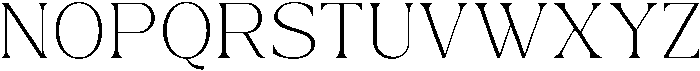 Ethereal Glamour Thin otf (100) Font UPPERCASE