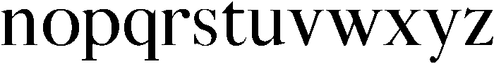 Ethereal Regular otf (400) Font LOWERCASE