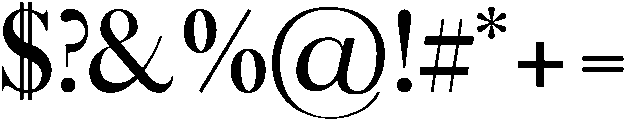 Ethereal Regular otf (400) Font OTHER CHARS
