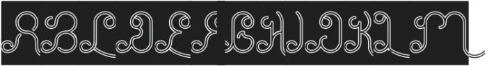 Ethereal Sky-Hollow-Inverse ttf (400) Font UPPERCASE