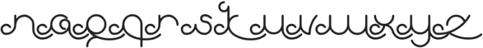 Ethereal Sky otf (400) Font LOWERCASE