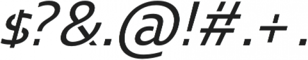 Etheriq Medium Italic otf (500) Font OTHER CHARS