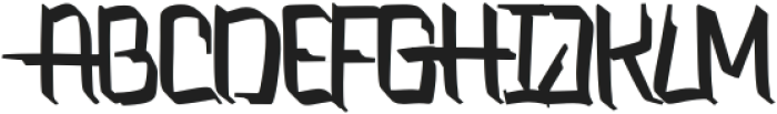 Etherix Regular otf (400) Font UPPERCASE