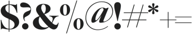 Ethic Serif Extrabold otf (700) Font OTHER CHARS