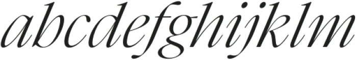 Ethic Serif Light Italic otf (300) Font LOWERCASE