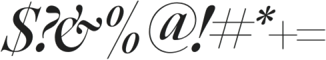 Ethic Serif Semibold Italic otf (600) Font OTHER CHARS