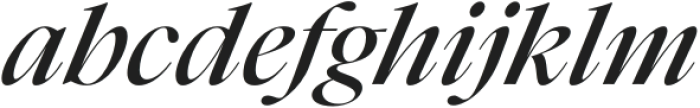 Ethic Serif Semibold Italic otf (600) Font LOWERCASE