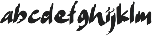 Ethoda Fionha otf (400) Font LOWERCASE