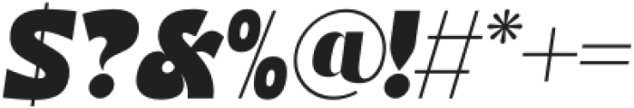 Etnier Black Oblique otf (900) Font OTHER CHARS