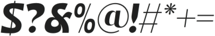 Etnier Semi Bold Oblique otf (600) Font OTHER CHARS