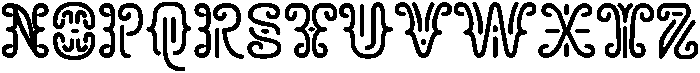Etnika Regular otf (400) Font UPPERCASE