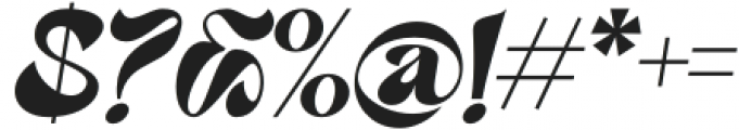 Etnyca Italic otf (400) Font OTHER CHARS