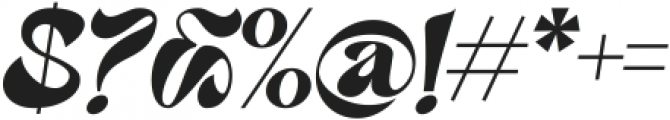 Etnyca Italic ttf (400) Font OTHER CHARS